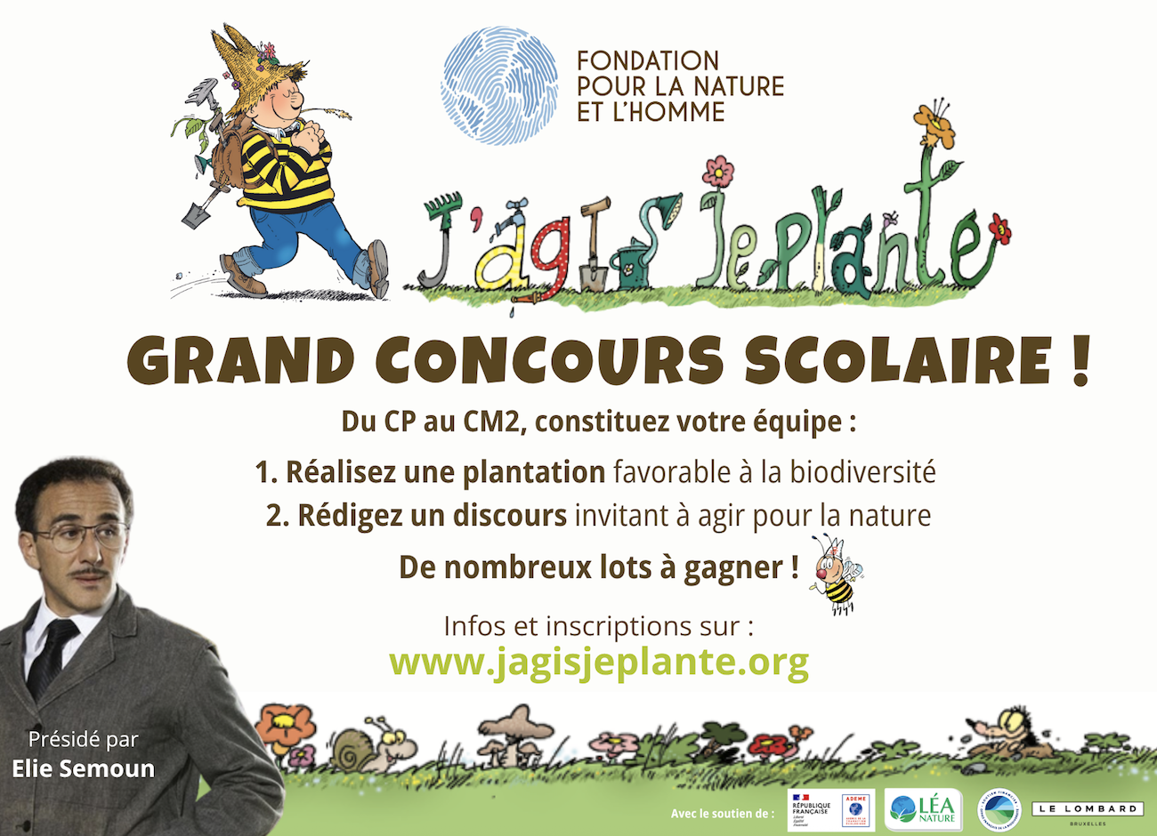 Flyer concours scolaire #JagisJePlante !